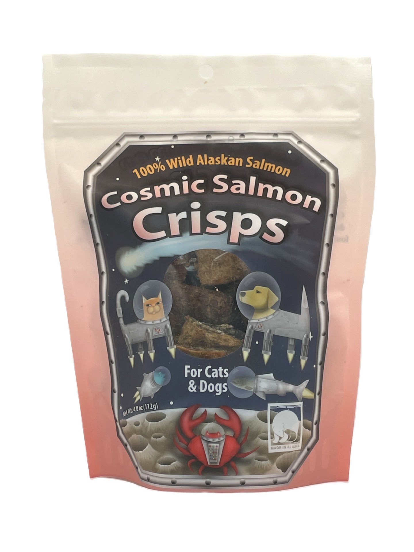 Cosmic Salmon Crisps - 4.0 oz